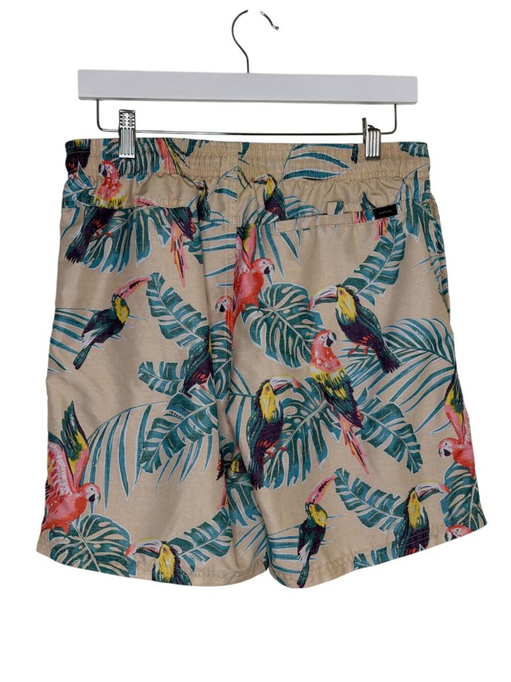 Rip Curl Lay Days Board Shorts Swim Trunks Resort Tropical Parrot Palm S - Picture 3 of 6